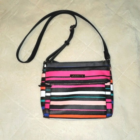 Liz Claiborne Handbags - Liz Claiborne Happy Stripes Crossbody Bag  (NWOT)